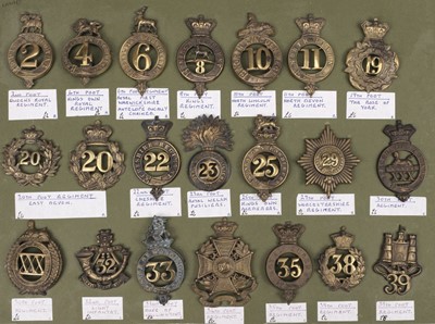 Lot 45 - Cap Badges. A collection of 55 Glengarry badges