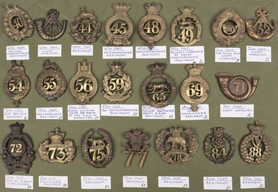 Lot 45 - Cap Badges. A collection of 55 Glengarry badges