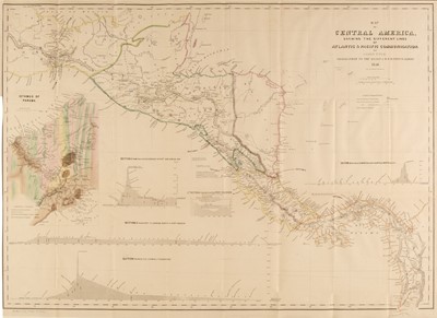 Lot 98 - Tehuantepec Isthmus. Barnard (J.G.), Eight maps from trade route survey, 1847-1851