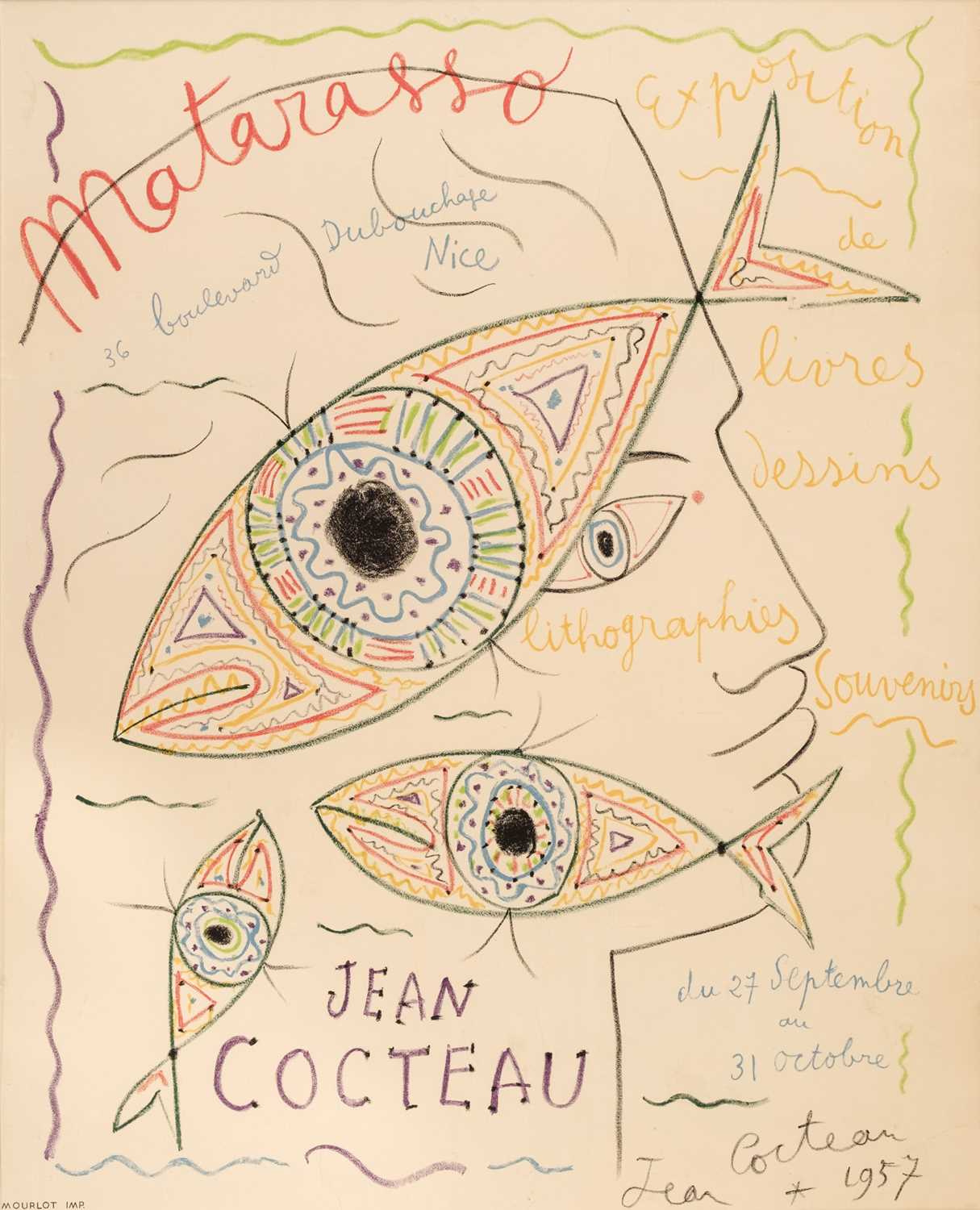 Lot 284 - Cocteau (Jean, 1889-1963). Matarasso, 1957