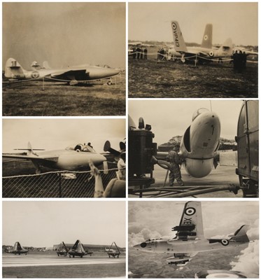 Lot 258 - Military Aviation. A collection of approx. 120 black and white photographs of military aircraft