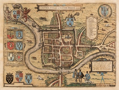 Lot 117 - Chester. Braun (Georg & Hogenberg Frans), Cestria (vulgo) Chester Angliae Civitas, 1581