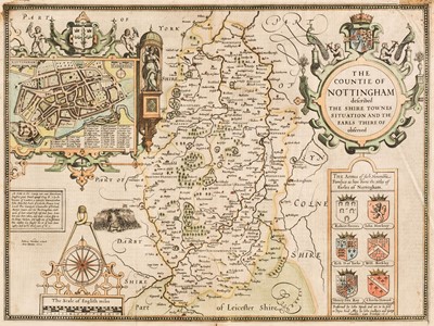 Lot 165 - Nottinghamshire. Speed (John), The Countie of Nottingham..., [1616]