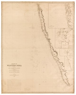 Lot 140 - India. Imray (James), Coast of Western India..., by order of the Honorable East India Company, 1862