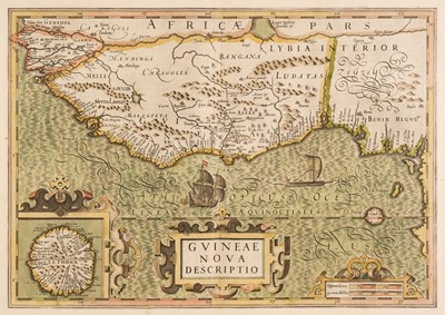 Lot 184 - West Africa & Guinea. Mercator (Gerard & Hondius Jodocus), Guineae nova Descriptio, [1606-36]