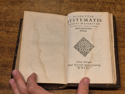 Lot 238 - Keckermann (Bartholomäus). Systema logicae, 1611