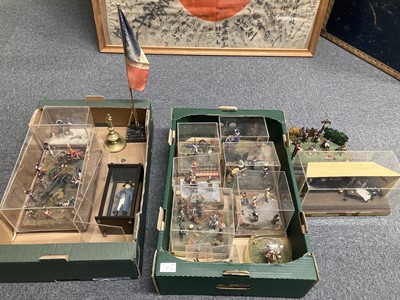 Lot 67 - Dioramas. A collection of modern Napoleonic dioramas
