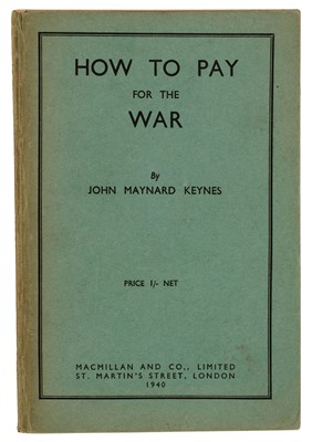 Lot 369 - Keynes (John Maynard). Die wirtschaftlichen Folgen des Friedensvertrages, 1920