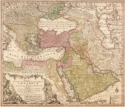 Lot 167 - Persia. Seutter (Matthaus), Magni Turcarum Dominatoris Imperium..., Augsburg: circa 1730