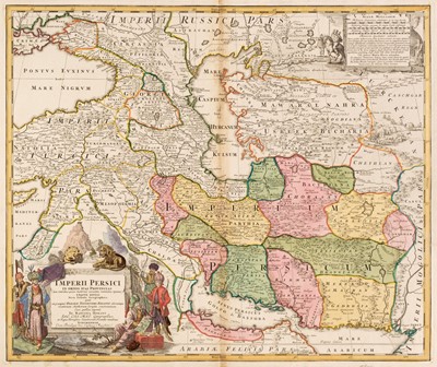 Lot 166 - Persia. Homann (J. B.), Imperii Persici in Omnes suas Provincias..., circa 1720