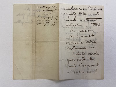 Lot 181 - Livingstone (David, 1813-1873). Autograph Letter Signed, 22 May 1857