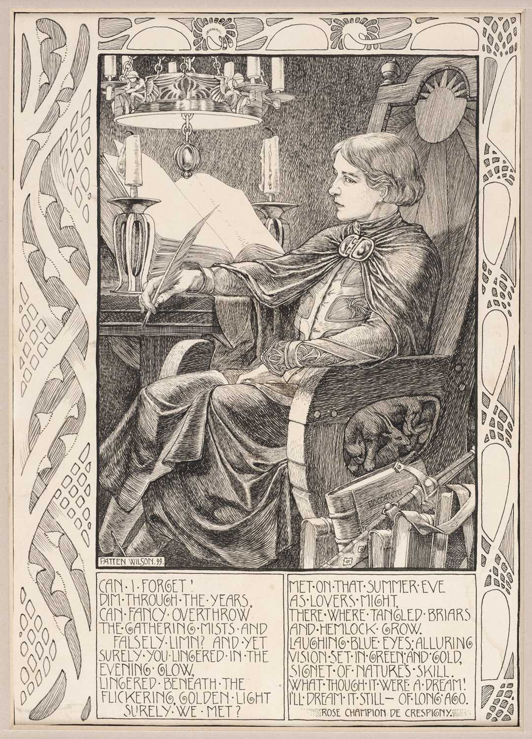 Lot 475 - Wilson (Patten, 1868-1928). Can I Forget ' Dim Through the Years, 1899