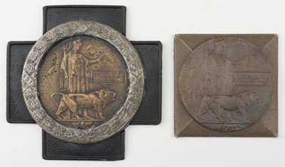 Lot 180 - H.M.S. Hampshire. WWI Bronze Memorial Plaque 'Patrick Lanigan Eldridge Tizard'