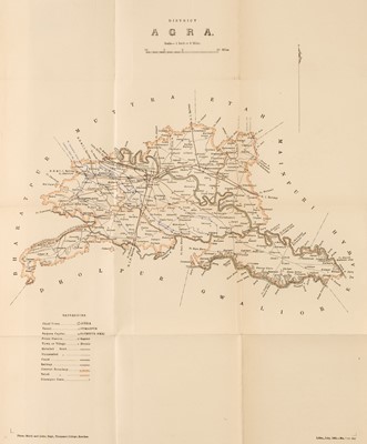 Lot 18 - District Gazetteers of the United Provinces. Allahabad, Azamgarh, Agra, Lucknow, Cawnpore, 5 vols, 1903-11