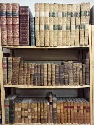 Lot 393 - Antiquarian. A large collection of 18th to early 20th Century literature, approximately 105 volumes