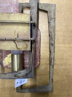 Lot 443 - Brotto (Angelo, 1914-2002). An abstract wall light, circa 1960