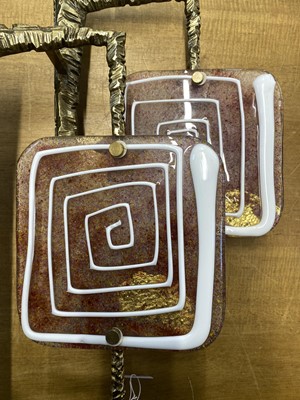 Lot 443 - Brotto (Angelo, 1914-2002). An abstract wall light, circa 1960