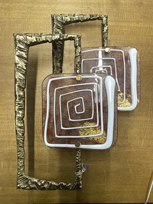 Lot 443 - Brotto (Angelo, 1914-2002). An abstract wall light, circa 1960