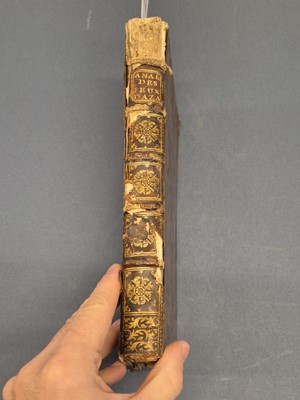 Lot 356 - Montmort, Pierre Rémond de. Essay d'Analyse sur les Jeux de Hazard, 1st edition, Paris, 1708