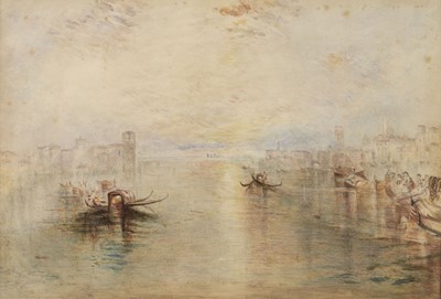 Lot 1 - After Joseph Mallord William Turner (1775-1851). St Benedetto, Looking towards Fusina, c. 1870