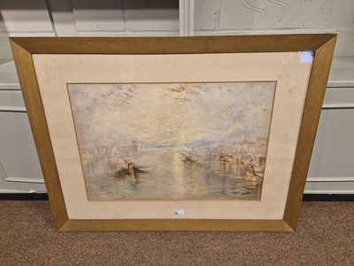 Lot 1 - After Joseph Mallord William Turner (1775-1851). St Benedetto, Looking towards Fusina, c. 1870