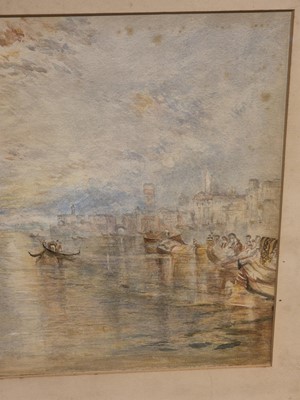 Lot 1 - After Joseph Mallord William Turner (1775-1851). St Benedetto, Looking towards Fusina, c. 1870