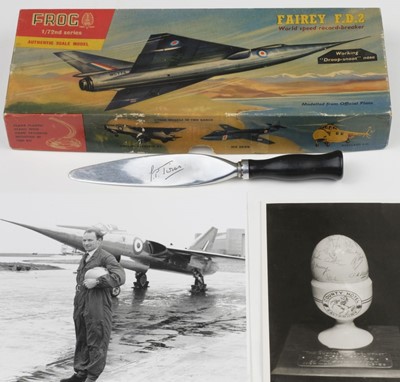 Lot 310 - Fairey Delta 2. A small archive relating to Peter Twiss, Fairey F.D.2. test pilot