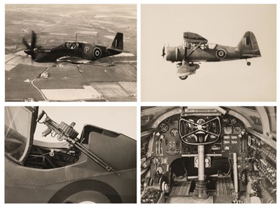 Lot 307 - Aviation Photographs. A collection of original WWII period black and white aircraft photographs