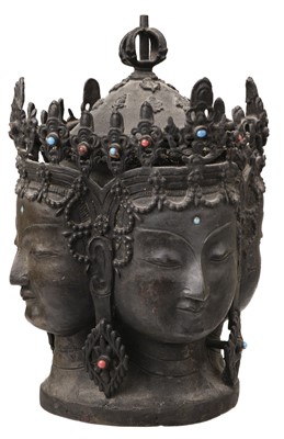 Lot 495 - Tibet. A Tibetan bronze, 19th century