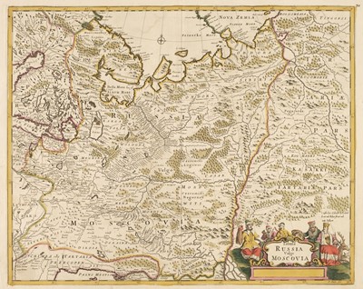 Lot 170 - Russia. Price (Charles). A Correct Map of Moscovy..., London, G. Willdey and T. Brandreth, 1711