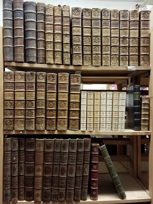 Lot 431 - Bindings. A collection of French & Latin language leather bindings