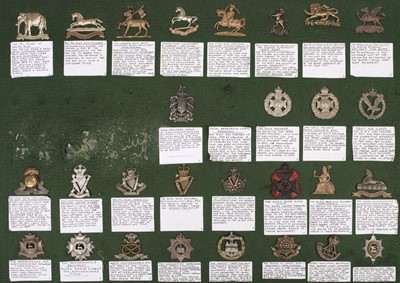 Lot 49 - Cap Badges. A comprehensive collection of military cap badges