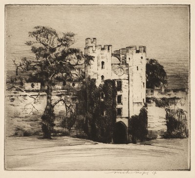 Lot 240 - Menpes (Mortimer Luddington, 1855-1938). Warwick Castle