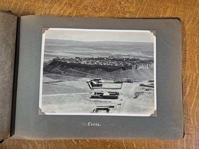 Lot 73 - Iraq. An album containing 48 corner-mounted photographs of Iraq and the Middle East, c. 1932
