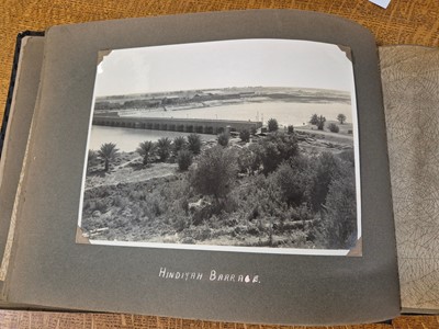 Lot 73 - Iraq. An album containing 48 corner-mounted photographs of Iraq and the Middle East, c. 1932