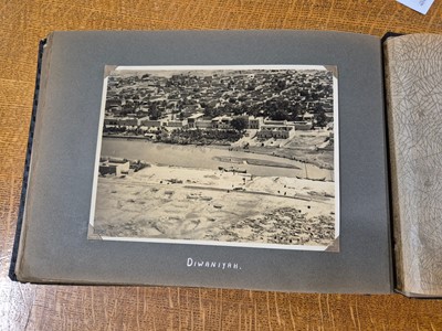Lot 73 - Iraq. An album containing 48 corner-mounted photographs of Iraq and the Middle East, c. 1932
