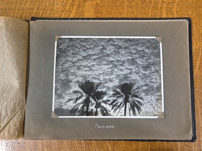 Lot 73 - Iraq. An album containing 48 corner-mounted photographs of Iraq and the Middle East, c. 1932