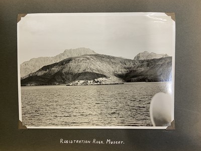 Lot 73 - Iraq. An album containing 48 corner-mounted photographs of Iraq and the Middle East, c. 1932