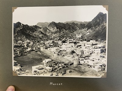 Lot 73 - Iraq. An album containing 48 corner-mounted photographs of Iraq and the Middle East, c. 1932