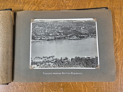 Lot 73 - Iraq. An album containing 48 corner-mounted photographs of Iraq and the Middle East, c. 1932