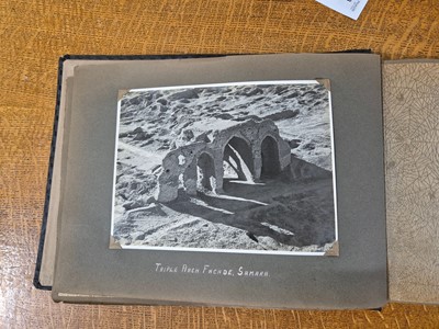 Lot 73 - Iraq. An album containing 48 corner-mounted photographs of Iraq and the Middle East, c. 1932