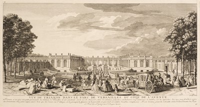 Lot 221 - Rigaud (Jacques). Six engravings of Versailles, circa 1735