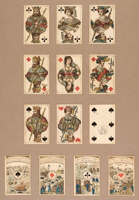 Lot 346 - German playing cards. Portuguese Insurrection cards, unknown maker: Germany, circa 1840, & 21 others