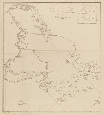 Lot 153 - Macao. De Guignes (Chretien-Louis). Carte de l'entreé de Macao..., circa 1800