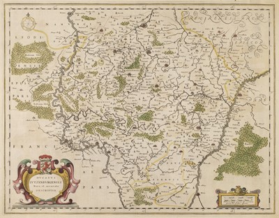 Lot 152 - Luxembourg. Jansson (Jan). Ducatus Lutzenburgensis Nova et accurata Descriptio, Amsterdam, 1658