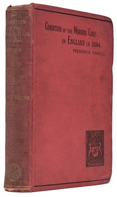 Lot 287 - Engels (Friedrich). The Condition of the Working-Class in England in 1844, 1892