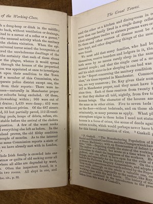 Lot 287 - Engels (Friedrich). The Condition of the Working-Class in England in 1844, 1892