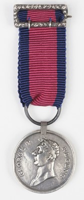 Lot 212 - Waterloo 1815. A contemporarily named miniature dress medal - Lieutenant J.P. Gardener