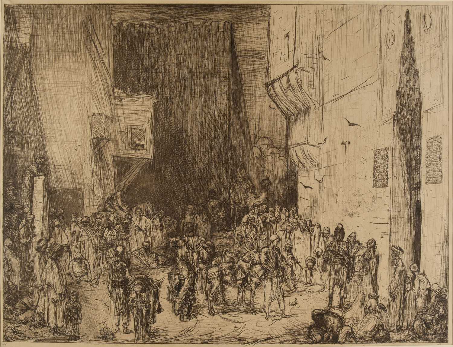 Lot 354 - Bauer (Marius Alexander Jacques, 1867-1932). Een Straat In Constantinopel, 1893