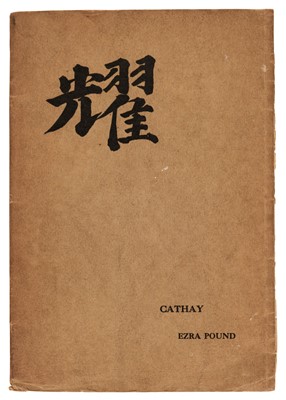 Lot 702 - Pound (Ezra). Cathay, 1st edition, 1915